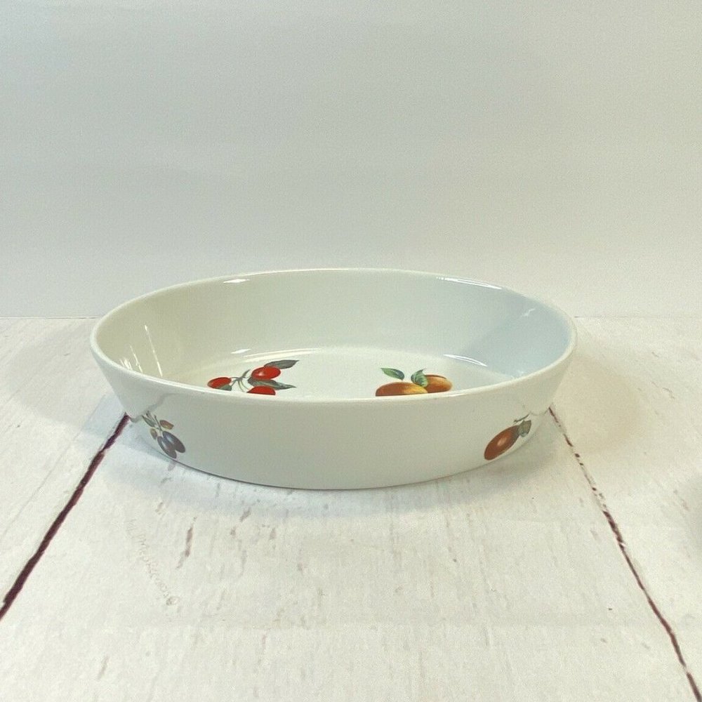 B.I.A. Cordon Bleu Serving Casserole Porcelain Oval Bake Dish Fruit Platter BIA